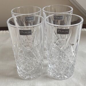 Dublin Collection Clear Highball Glasses - Set of 4